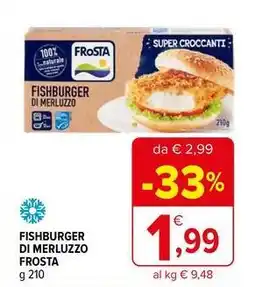 Iperal Fishburger di merluzzo FROSTA offerta