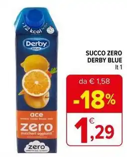 Iperal Succo zero DERBY BLUE offerta
