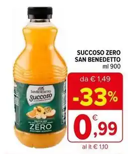 Iperal Succoso zero SAN BENEDETTO offerta