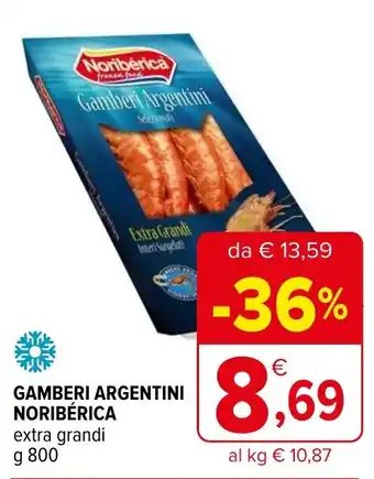 Iperal Gamberi argentini NORIBÉRICA offerta