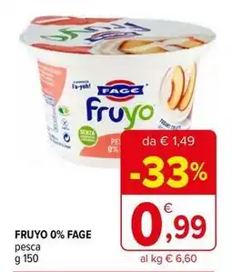 Iperal Fruyo 0% FAGE offerta