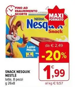 Snack nesquik NESTLÈ