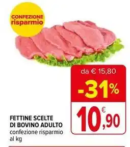 Iperal Fettine scelte di bovino adulto offerta