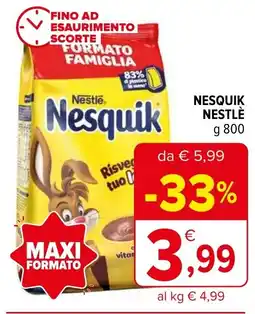 Iperal Nesquik NESTLÈ offerta