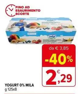 Iperal Yogurt 0% MILA offerta