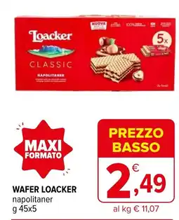 Iperal Wafer loacker napolitaner offerta