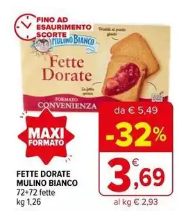 Iperal Fette dorate MULINO BIANCO offerta