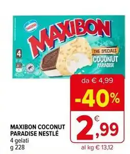 Iperal Maxibon coconut paradise NESTLÉ offerta