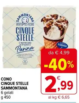 Iperal Cono cinque stelle SAMMONTANA offerta