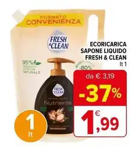 Iperal Ecoricarica sapone liquido FRESH & CLEAN offerta