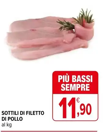 Iperal Sottili di filetto di pollo offerta