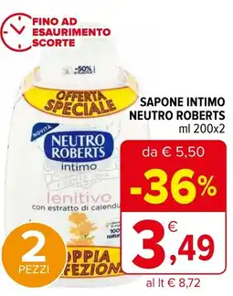 Iperal Sapone intimo NEUTRO ROBERTS offerta