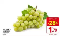 Iperal Uva bianca senza semi offerta