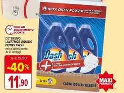 Iperal Detersivo lavatrice liquido power DASH offerta