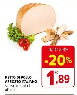 Iperal Petto di pollo arrosto italiano offerta