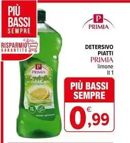 Iperal Detersivo piatti PRIMIA offerta