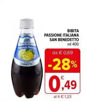 Iperal Bibita passione italiana SAN BENEDETTO offerta