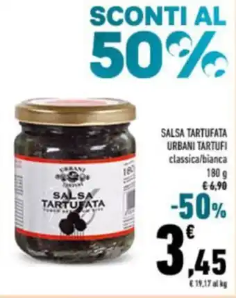 Conad Salsa tartufata urbani tartufi offerta