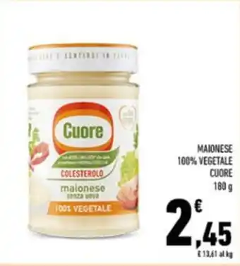 Conad Maionese 100% vegetale cuore offerta