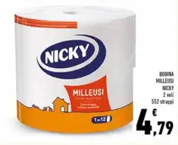 Conad Bobina milleusi nicky offerta