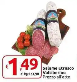 Carrefour Express Salame Etrusco Valtiberino offerta