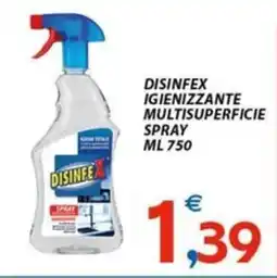 Vivo Supermercati Disinfex igienizzante multisuperficie spray offerta