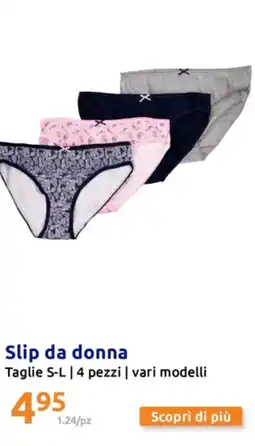 Action Slip da donna offerta