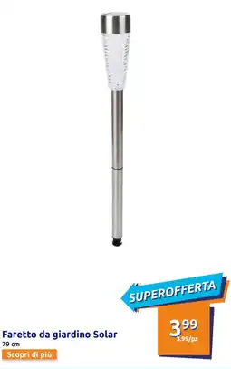 Action Faretto da giardino Solar offerta