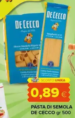 Tigre Pasta di semola de cecco offerta