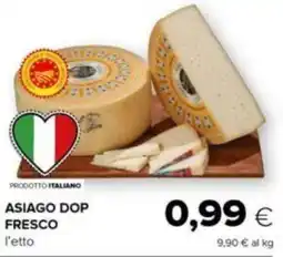 Tigre Asiago dop fresco offerta
