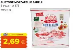 Tigre Bustone mozzarelle SABELLI offerta
