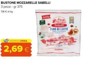 Tigre Bustone mozzarelle SABELLI offerta