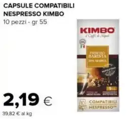 Tigre Capsule compatibili nespresso KIMBO offerta