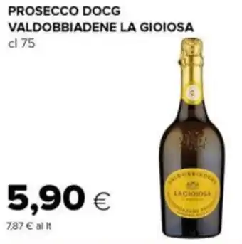 Tigre Prosecco docg valdobbiadene LA GIOIOSA offerta