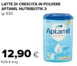 Tigre Latte di crescita in polvere APTAMIL NUTRIBIOTIK 3 offerta