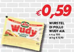 Coal Wurstel di pollo wudy AIA offerta