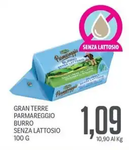 Supermercati Piccolo Gran terre parmareggio burro senza lattosio offerta