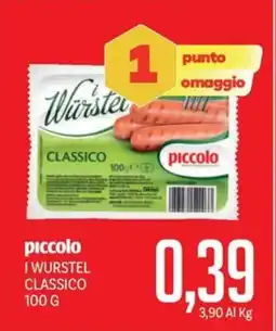 Supermercati Piccolo Piccolo i wurstel classico offerta