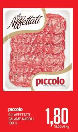 Supermercati Piccolo Piccolo gli affettati salame napoli offerta