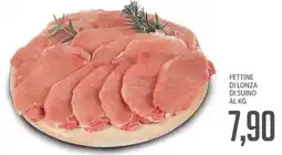 Supermercati Piccolo Fettine di lonza di suino offerta