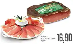 Supermercati Piccolo Senfter speck alto adige offerta