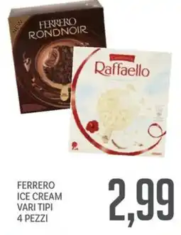 Supermercati Piccolo Ferrero ice cream vari tipi offerta