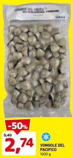 DPiù Vongole del pacifico offerta