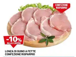DPiù Lonza di suino a fette confezione risparmio offerta