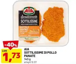 DPiù AIA sottilissime di pollo panate offerta