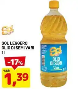 DPiù Sol leggero olio di semi vari offerta