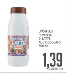 Supermercati Piccolo Locatelli bevanda di latte al cioccolato offerta