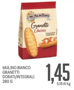 Supermercati Piccolo Mulino bianco granetti dorati/integrali offerta