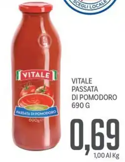Supermercati Piccolo Vitale passata di pomodoro offerta