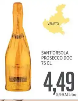 Supermercati Piccolo Sant'orsola prosecco doc offerta